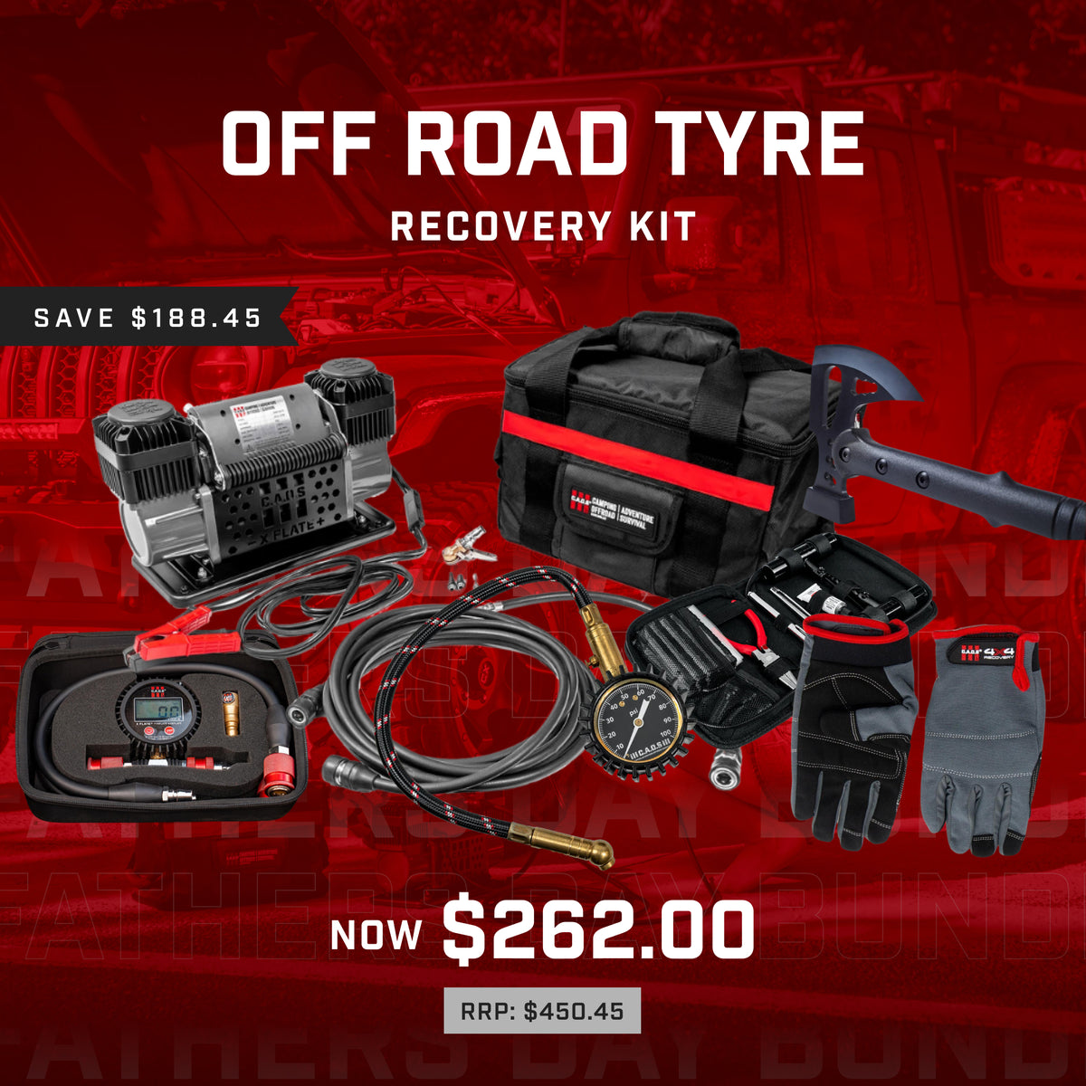 Off Road Tyre Recovery Kit – CAOS Gear