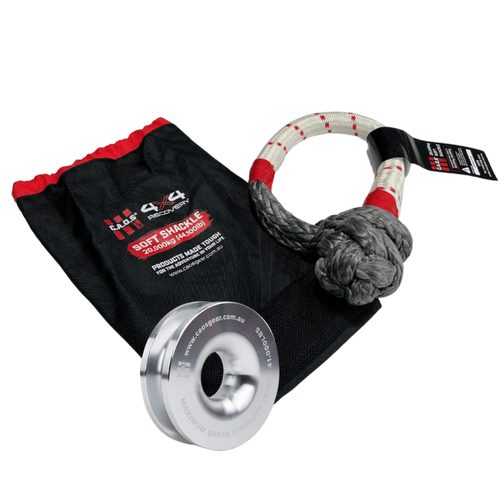 CAOS 20T Soft Shackle + 4" Winch Ring