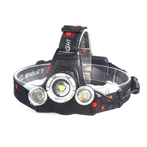 3 LED Zoom Headlamp (Black)