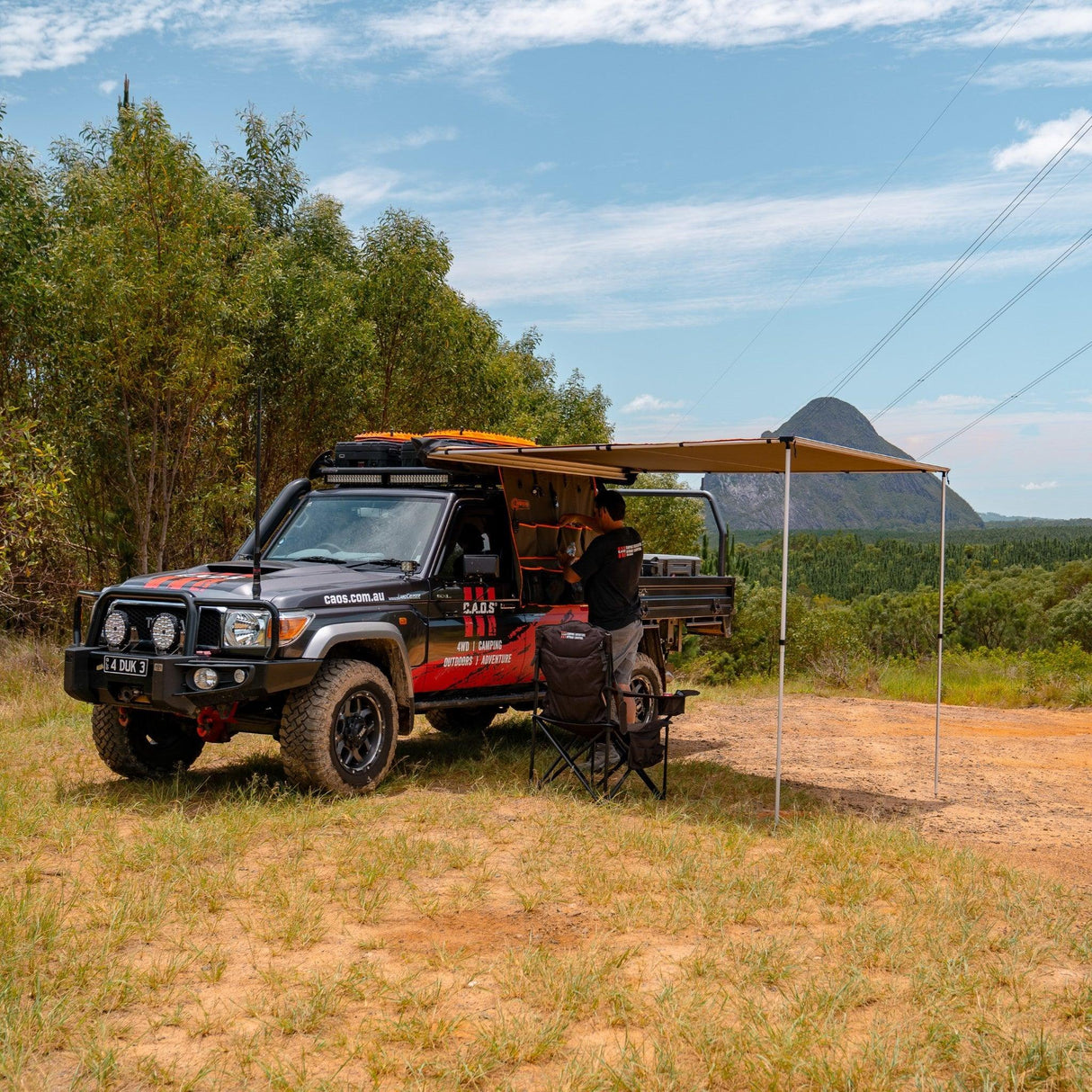 NOMAD Side Mounted Awning 2.5 x 2.5m