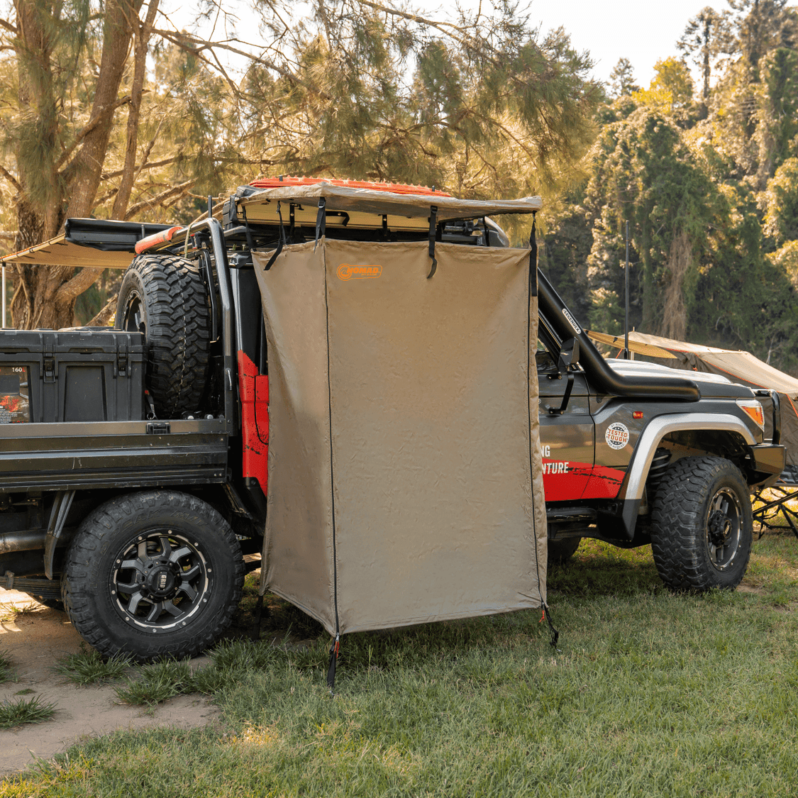NOMAD Shower Tent Awning with Roof CAOS Gear