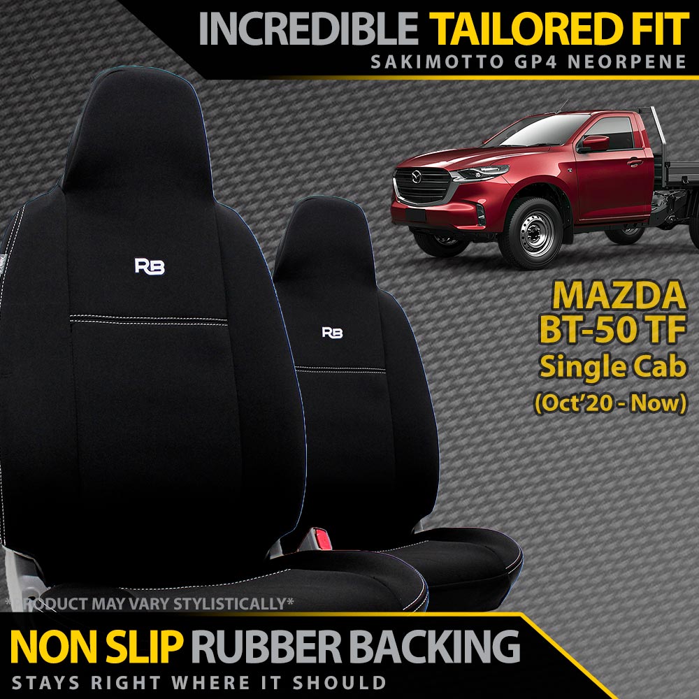 Mazda BT-50 TF Single Cab Neoprene Front Seat Covers (Available)