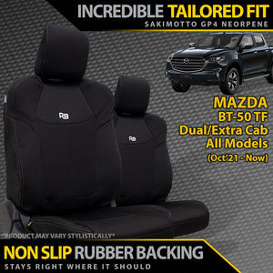 Mazda BT-50 TF Neoprene 2x Front Seat Covers (Available)