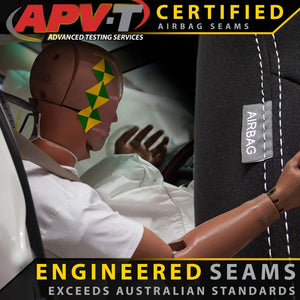 Toyota HiLux 7th Gen (STD SEAT) Neoprene 2x Front Seat Covers (Available)