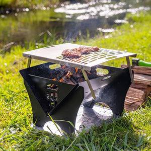 CAOS Fire Pit V3.0 with Stainless Grill + Bag