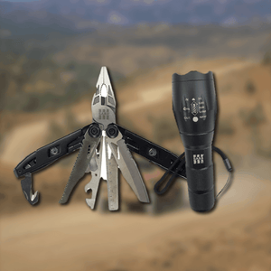 CAOS TACTICAL Multi-tool + LED Torch Set