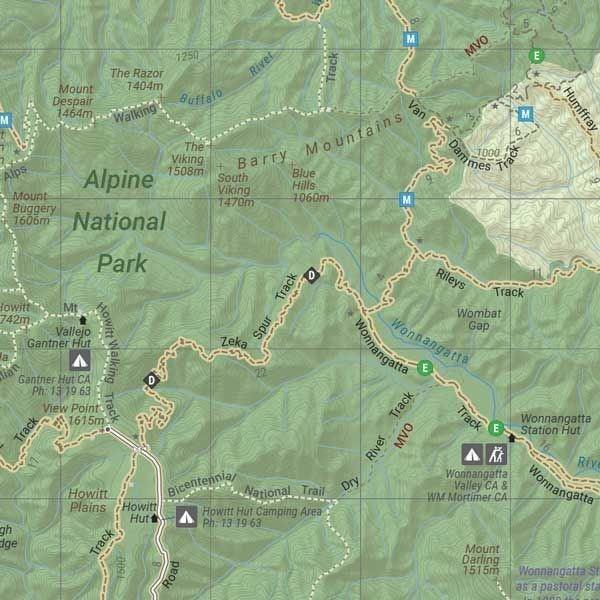 HEMA - High Country Victoria Map