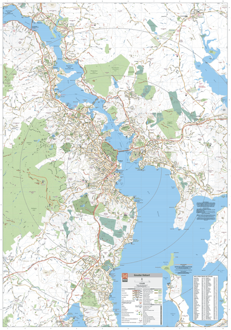 HEMA - Hobart and Region Map